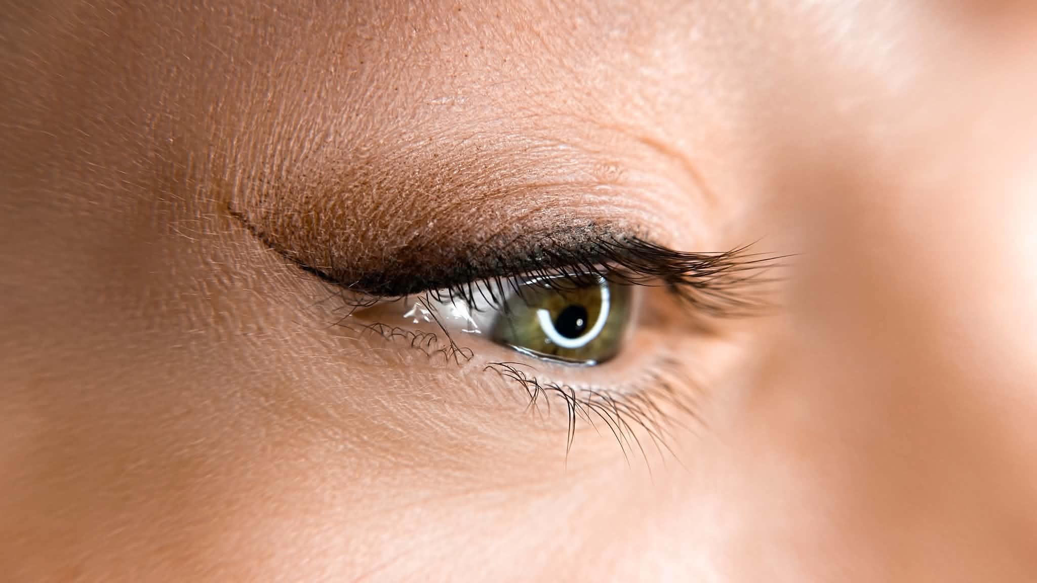 Permanent eyeliner resultat — definerte vipper og myk linje ved vippekanten